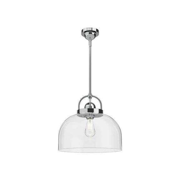 PD461101CH-Alora Lighting-Lancaster - 1 Light Pendant-13.75 Inches Tall and 15 Inches Wide-Chrome Finish