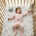 thumbnail image 3 of Plushii Baby Crib Sheets Fitted 2 Pack for Boys & Girls, 52'’ x 28'' Soft Microfiber Toddler Bed Sheets for Standard Crib & Toddler Mattresses (Dew), 3 of 6