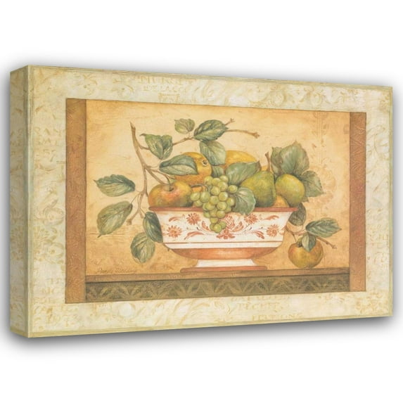 Pamela Gladding 24x19 Gallery Wrapped Canvas Wall Art Titled - Frutta Alla Siena II