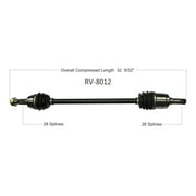 CV Axle Shaft Fits select: 2011-2015 LAND ROVER LR2