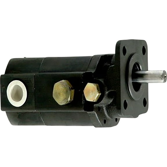 NorTrac Cast Iron Two-Stage Hydraulic Pump, 7 GPM, 1/2in. Dia. Shaft, Model# CBT-6.3/1.6cc