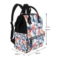 thumbnail image 2 of Easygdp Red Lobster para Bolsa de Bebé de Gran Capacidad con Múltiples Bolsillos, Bolsa de Pañales para Padres, Bolsa de Viaje Organizada y Elegante, 2 of 6