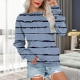 thumbnail image 2 of WZXFASHION Chandail en Molleton à Col Rond pour Femmes, Manches Longues, Mode Automne et Hiver, Soldes de Printemps, 2 of 5