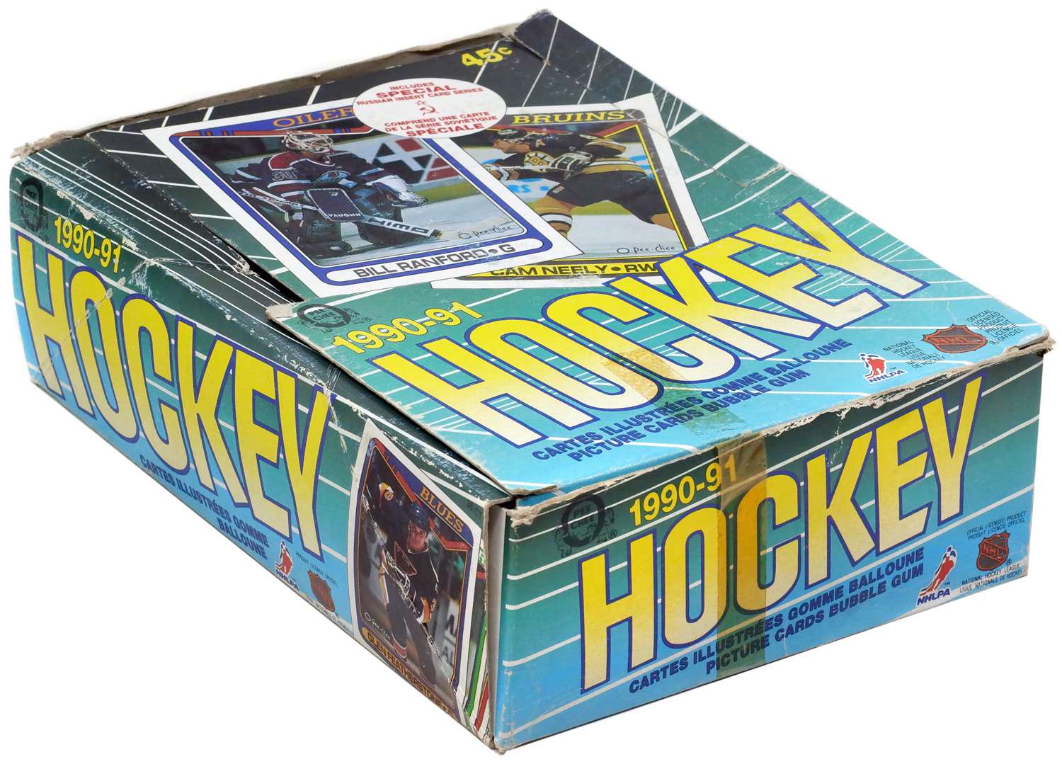 NHL O-Pee-Chee 1990-91 Hockey Trading Card WAX Box (36 Packs)