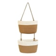thumbnail image 2 of Txlpkdyx Cottage Core Decor 2/3 Tier Hanging Wall Storage Baskets Boho Wall Decor For Bathroom Kitchen Bedroom, 2 of 7