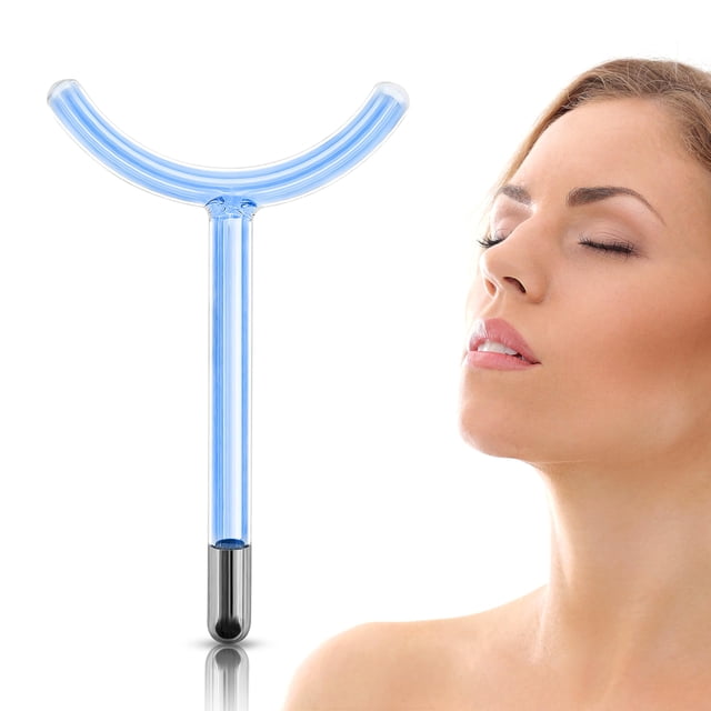 Tubo de vidrio con varilla de electrodo Elitzia ETHB01 azul en forma de Y