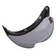 thumbnail image 5 of 2pcs Universal 3 Snap Visor Para Cascos De Motocicleta Abierta (claro + Gris), 5 of 5