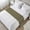 Dark Avocado Green, variant on Sage Green Bed Runner, Satin Bed Throw Runner for Queen Size Beds, Brown Solid Color Simple Abstract Decorative Bedding Scarf for Bedroom Hotel Wedding Room Guestrooms 94"x20"