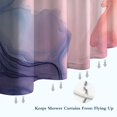 thumbnail image 6 of Blue Red Purple Marble Pattern Shower Curtain 36"x72" ,Bathroom Decorative Shower Curtains Set with 12 Hooks,Modern Waterproof Washable Shower Curtain, 6 of 6