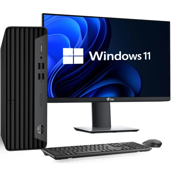 Restored HP 800 G6 SFF Desktop PC | i5-10th Gen Processor| 16GB DDR4 RAM | 128GB SSD | WIFI | Keyboard & Mouse |22" LED Monitor| Windows 11 Pro Computers Desktop (Refurbished)