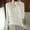White, variant on Womens Spring Tops Cardigan Blouses Dressy Casual,Light Sweaters for Women Long Sleeve Crew Neck Lightweight Soft Knitted Pullover Knitted Blouse