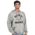 thumbnail image 4 of Funny Dad Joke Yolks Crack Me Up Zip Hoodie Sweatshirt Men Brisco Brands S, 4 of 6