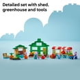 thumbnail image 5 of LEGO DUPLO Peppa Pig Grandpa Pig’s Garden and Greenhouse - Peppa Pig Toy for Toddlers - Preschool Learning and Sensory Toy for Girls and Boys Ages 2+ - Sensory Toy with 5 Peppa Pig Characters - 10461, 5 of 7