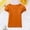shirts for girls clearance-Orange, variant on RTKFRFLM Girls Bubble Sleeve Solid Color T-Shirt for Ages 0-14 Years Kids Fashion Short Sleeve Cotton Tee Top Cute Puff Sleeve Summer Shirt Trendy Little Girls Daily School Wear Soft