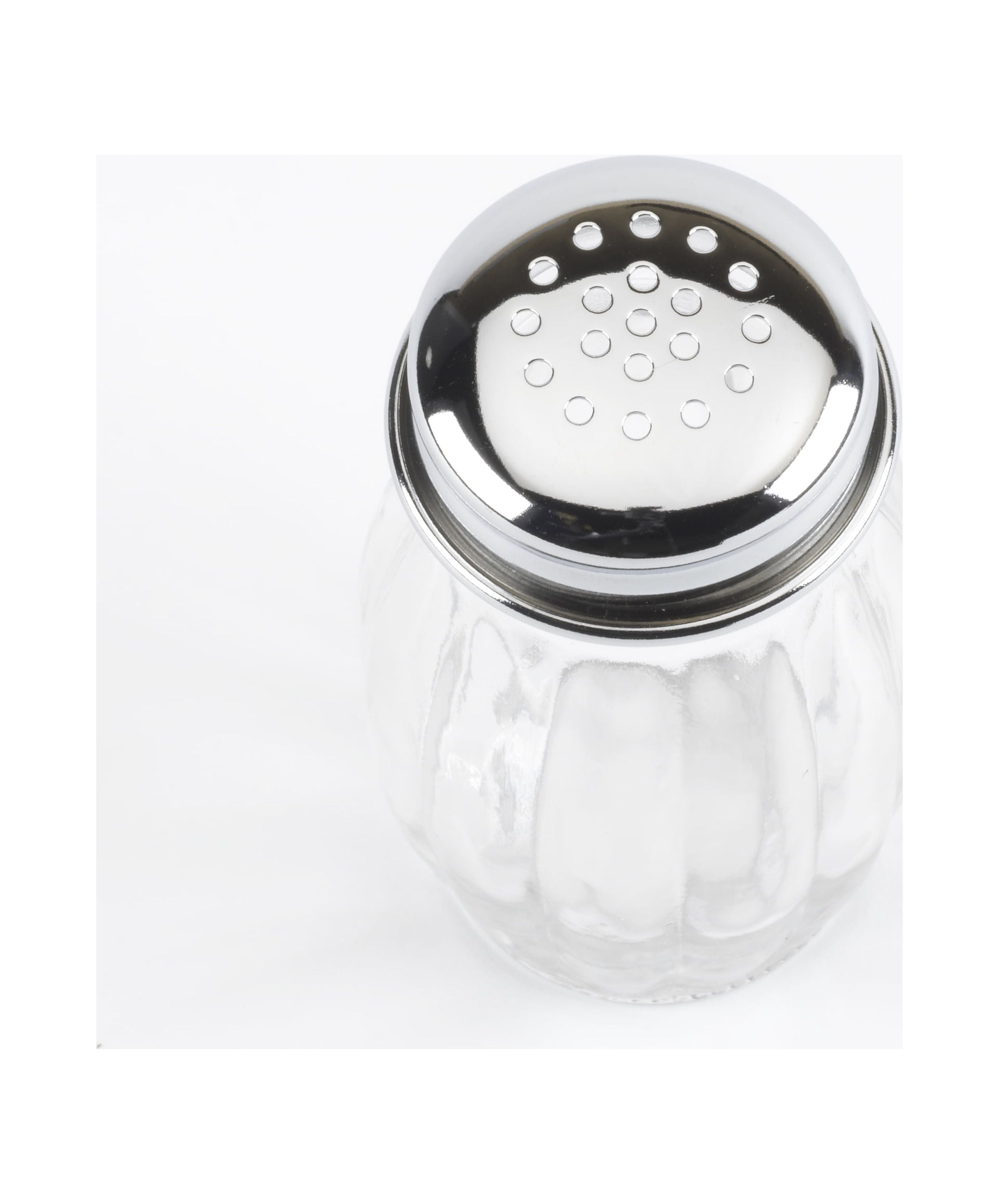 (3 pack) GoodCook Classic Ribbed Glass Salt Shaker with Screw-on Polished Chrome Top, Multi-Purpose Kitchen Storage and Organization Solution