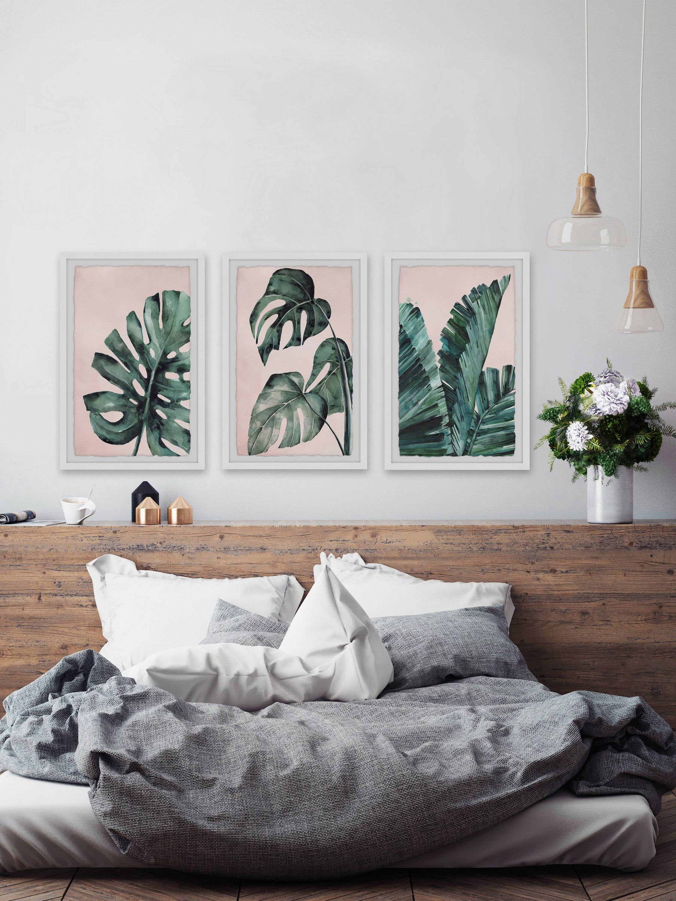 Marmont Hill Palmera in Pink Triptych