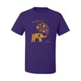 thumbnail image 2 of Cute Elephant Love Imagine Inspirational/Christian Men's Graphic T-Shirt, Purple, Large, 2 of 3