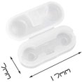 thumbnail image 4 of 20 Pack Clear Plastic Beaded Chain Connector Vertical Roman Roller Blind Ball Chain Cord Connector Clips, 4 of 5