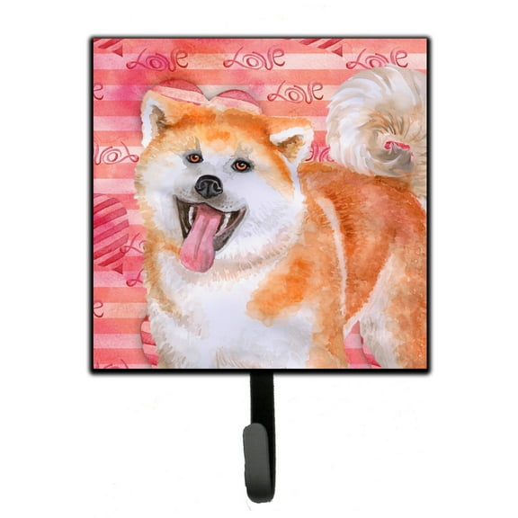 Akita Love Leash or Key Holder Red