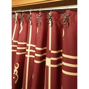 Browning Buckmark Shower Curtain Hooks Set