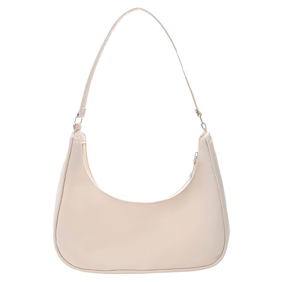 AOMRCOL Cute Tote Handbag Purse for Women Small Nylon Shoulder Bag Mini Clutch Purse with Zipper Closure Small Shoulder Bags for Women