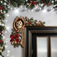 thumbnail image 4 of Velmasee Door Corner Decor, Christmas Woodland Animal Tree Hollow Door Toppers for Door Frame, Wooden Festive Design No-Drill Mount, Holiday Ornament for Xmas Home Door Frame Wall Party Decor, 4 of 7