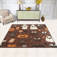 thumbnail image 3 of Non-Slip Area Rug 80x58in Indoor Washable Floor Mats Carpet Printed for Living Room, Bedroom, Home Decor Halloween-themed Cartoonish Characters, 3 of 7