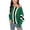 Green, variant on TFEOQRY Pullover Sweater for Women Striped Color Block Knitwear Long Sleeved Round Neck Sweater Top Green