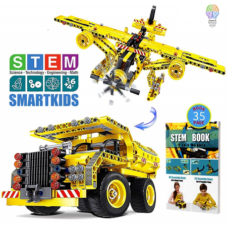 Building Toys Gifts for Boys & Girls Age 6yr-12yr, Construction Engineering Kits for 7, 8, 9, 10 Year Old, Educational STEM Learning Sets for