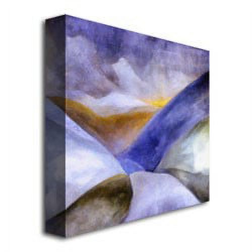 Trademark Fine Art "Mountain Landscape" Canvas Art by Michelle Calkins