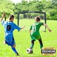 thumbnail image 3 of Net Playz But de Soccer d'Entraînement Portable Pliable Facile 4Ftx3Ft 36 Pouces"D X 48 Pouces"W X 36 Pouces"H Ensemble de 2, 3 of 7