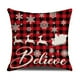 thumbnail image 5 of fundas de almohada de Navidad , funda de almohada de lino rústico para festividades,rojo y blanco, para sofá, sillón, decoración de Navidad(B)(4 piezas), 5 of 5