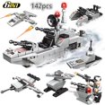 thumbnail image 1 of 6 In 1 Set Deformable Combination Bricks, Vehicle Swat Police Themed Aircraft Coper Fire Truck Construction Machinery Warship,Building Block Toys,Easy Assembly Educational Toys For Kids, 1 of 5
