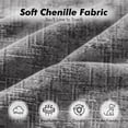 thumbnail image 5 of Homefun 61'' Oversized Chenille Chaise Lounge Chair,No Assembly Indoor Reading Sofa with 3 Pillows for Living Room Bedroom,Gray, 5 of 8