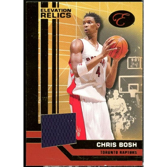 Chris Bosh Card 2007-08 Bowman Elevation Relics Red #CBO