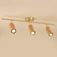 thumbnail image 4 of LED Fixed Track Lighting Wood Ceiling Spotlight 360°+180° Adjustable Surface Mount Accent Spot Lamp, Directional Spotlights Ceiling/Wall Lamps for Commercial Household, 4 of 4