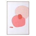 thumbnail image 2 of ZUO Modern Pine Wood MDF Geode Canvas Wall Art in Pink Finish, 2 of 5