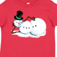 thumbnail image 4 of Inktastic Sassy Snowman in Top Hat Boys or Girls Toddler T-Shirt, 4 of 5