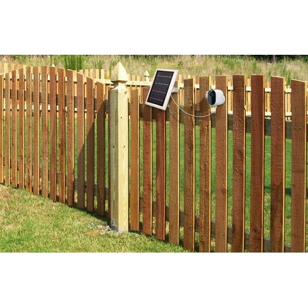 Wasserstein - Mountable Solar Panel for Arlo Essential and Essential XL Spotlight Security Cameras - White