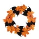 thumbnail image 1 of Guirnalda de puerta de entrada de otoño de arce de Halloween pulgadas, de arce artificial, murciélagos, vides, puerta colgante para la de Halloween, Magideal Guirnalda de puerta de entrada de otoño, 1 of 7
