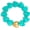 Heart-Turquoise, variant on Chunky Beaded Bracelet for Women Trendy Statement Big Colorful Resin Bead Bracelets Summer Beach Boho Charm Jewelry Cute Gifts for Women
