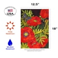 thumbnail image 2 of Toland Home Garden Popping Poppies Flowers Flower Flag Double Sided 12x18 Inch, 2 of 5