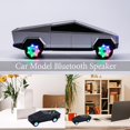thumbnail image 2 of Altavoz Bluetooth Tesla Cybertruck con carga inalámbrica de 15 W, modelo de simulación de audio para coche., 2 of 6
