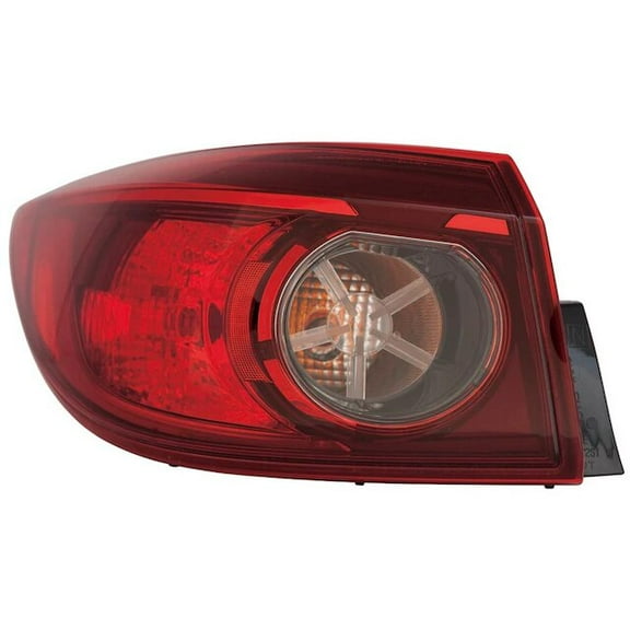 Tail Light Assembly - Compatible with 2014 - 2018 Mazda 3 2015 2016 2017