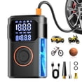 thumbnail image 1 of Compresor de aire portátil para inflar neumáticos UZNY 150PSI con LED, 1 of 9