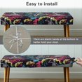 thumbnail image 6 of Psesaysky Washable Bench Seat Cover, Surfing Skeleton Polyester Spandex Elastic Bench Slipcover for Dining Bedroom, 6 of 9