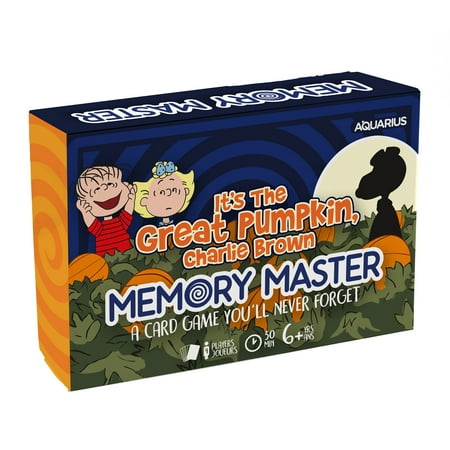 Peanuts Charlie Brown Great Pumpkin Memory Master Card Game