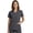 Charcoal, variant on Women’s Scrub Top, V-Neck, Stretch, Pockets, XL, Charcoal