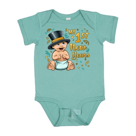 

Inktastic My First New Years- Celebrating Baby Gift Baby Boy or Baby Girl Bodysuit