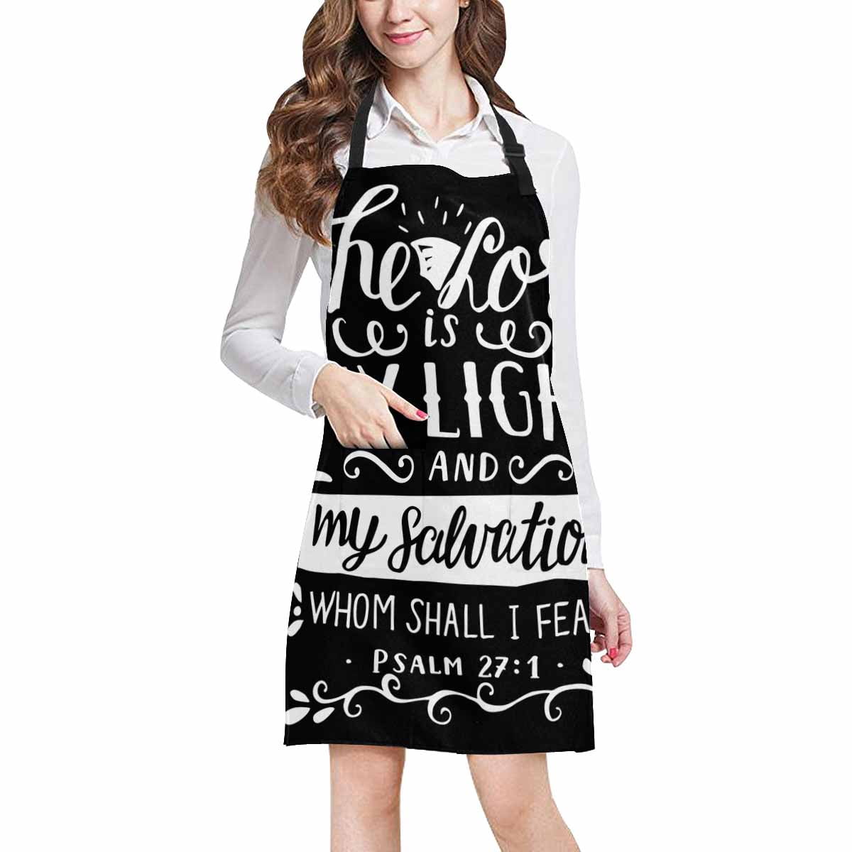 SUNENAT Christian Bible Verse the Lord Is My Light and My Salvation